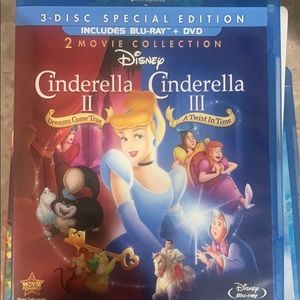 Cinderella 2 and 3 blue ray